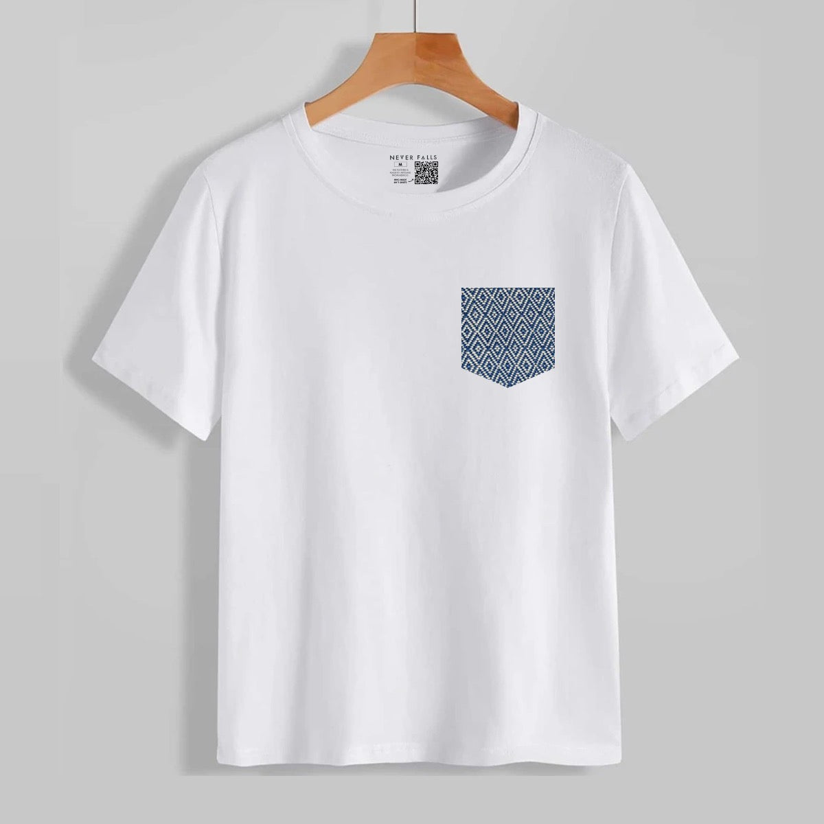 Pocket T-Shirt Blau
